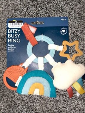 Bitzy Busy Ring Teething Activity Toy